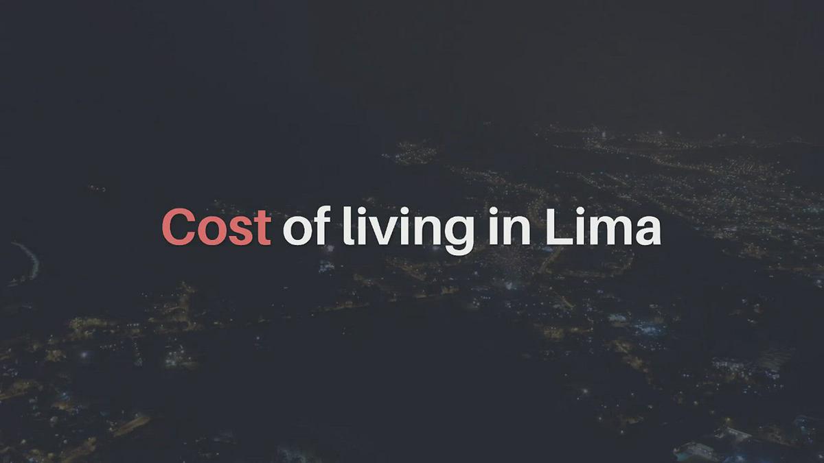 'Video thumbnail for Cost of living in Lima'