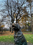 Happy Dog Statue