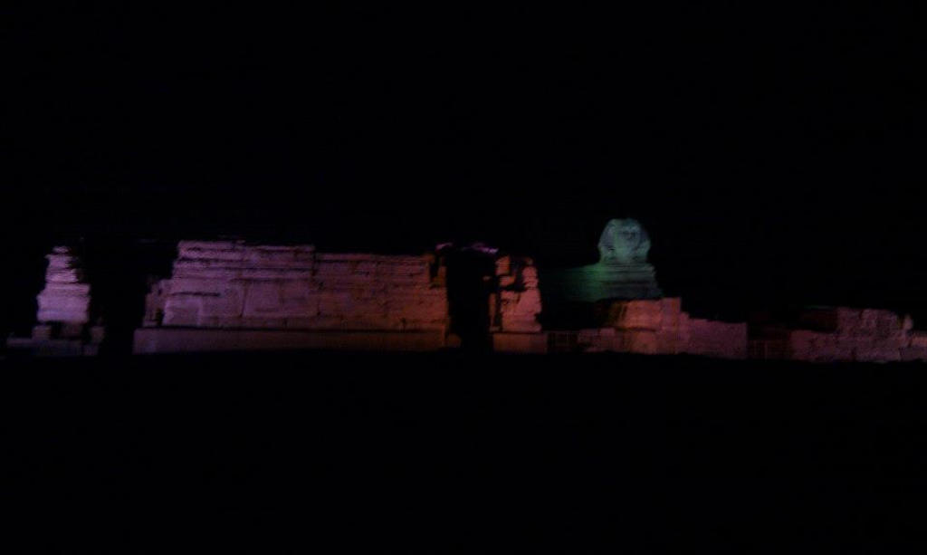Sound at light show sa Giza pyramids