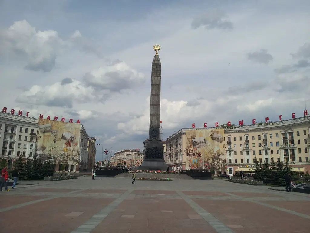 Minsk, capital de Bielorrusia