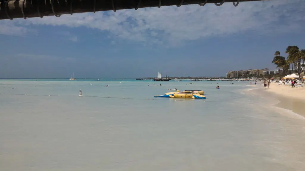 Aruba plajı