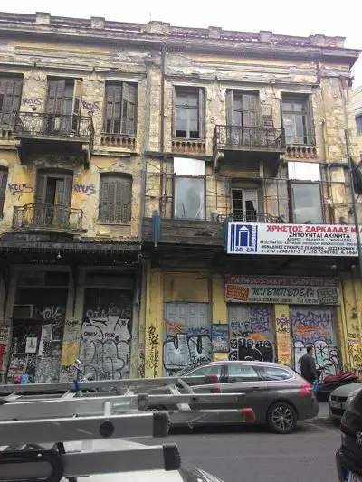Monastiraki - street buildings