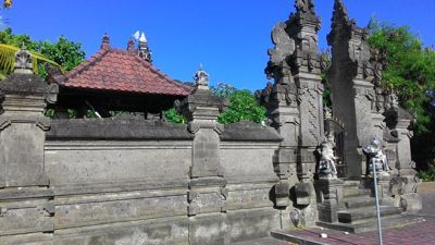 巴厘島，印度尼西亞島 - 當地的寺廟