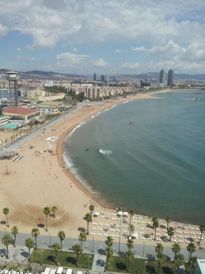 バルセロナ、スペイン党、ビーチ、ショッピング - バルセロナのメインビーチ