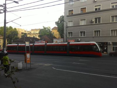 Bělehrad, srbské hlavní město - Bělehrad tramvaj