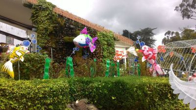 Monserrate mountain - Outdoor decorations