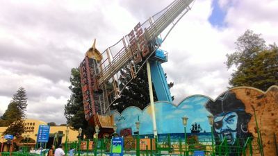 Salitre Magico amusement park - Pirate boat