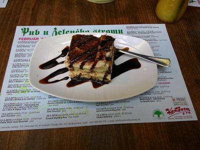 Pub u Zeleného stromu - local tasty take on the tiramisu