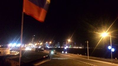 Cartagena De Indias - Seaside at night