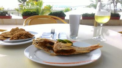 Radisson Cartagena Ocean Pavillon հյուրանոց - Համեղ թարմ ձուկ