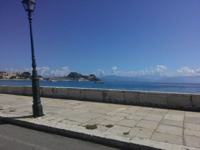 Corfù, isola greca turistica