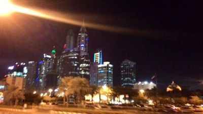 Grote busreis Dubai - Uitzicht op de skyline