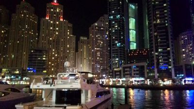 Dubai Marina Walk - Marina og skyline
