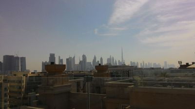 'Mercure Gold Hotel Al Mina Road' - Skyline vaizdas nuo stogo