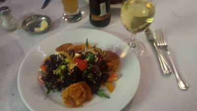 Roberts bistro - In de magnetron gegrilde salade