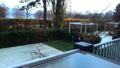 La Réserve Genève - Hotell, Spa og villaer - Terrasse om vinteren
