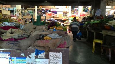 Panjim balık pazarı - Pazar girişi