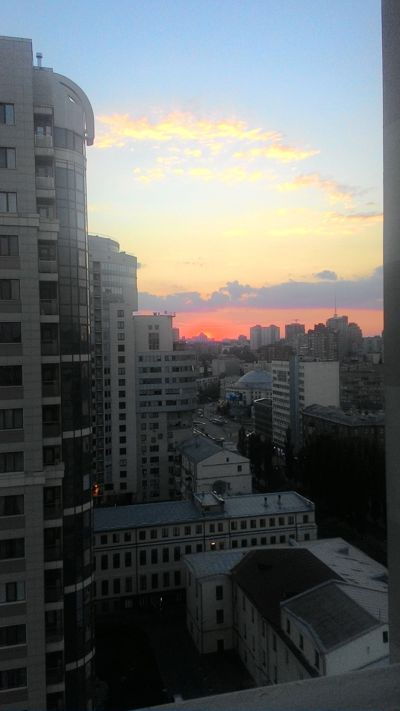 Hotel Ibis Kijev - Sunset z balkona