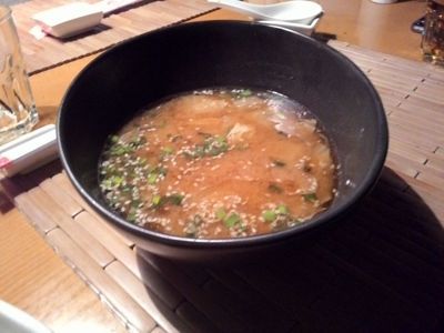 Мураками суши - суп мисо