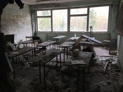 Pripyatの日ツアー - チェルノブイリ原子力災害の放棄された都市の訪問 - 教室