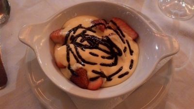 La Libera - Pudding with strawberries