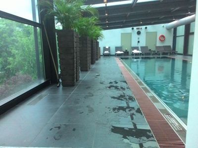 Отель Radisson Blu Милан - Крытый бассейн днем