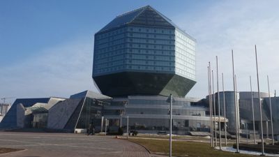 Mińsk, stolica Białorusi - Biblioteka Narodowa Białorusi