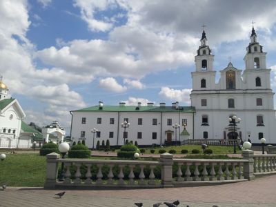 Minsk, hovedstaden i Hviterussland - St. Losif romersk-katolske kirke