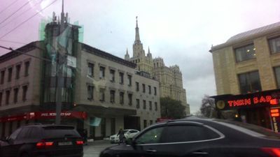 Moscow, Russian capital - Buildings and traffic jams