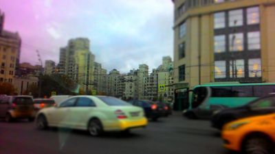 Moskow, ibu kota Rusia - Bangunan dan kemacetan lalu lintas