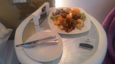 Panorama De Luxe hotel Odessa - complimentary birthday fruits