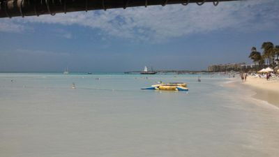 Palm plaja Aruba
