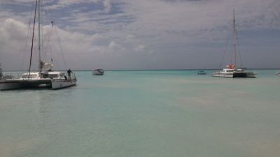 Palm beach Aruba - Bateaux sur la mer
