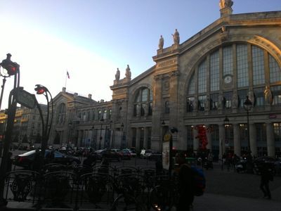 Parijs, hoofdstad van Frankrijk - noordelijk treinstation