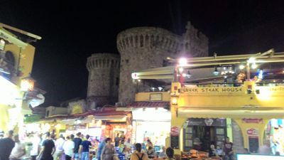 Rhodes eski şehir - Ana meydan