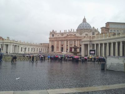 Vatikāna pilsēta - Skats uz Vatikānu