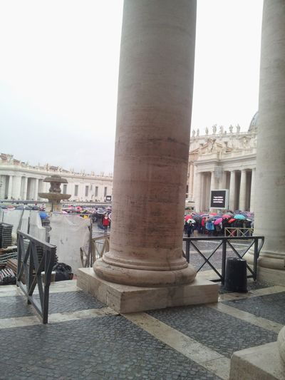 Cidade do Vaticano - Entrando na cidade do Vaticano do lado