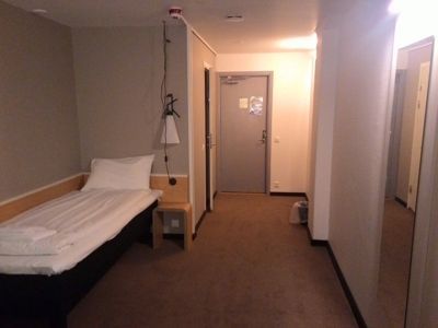 호텔 ibis Stockholm Spånga - 침대에서 바라 보는 방
