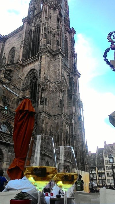 Katedra w Strasburgu - Widok na katedrę