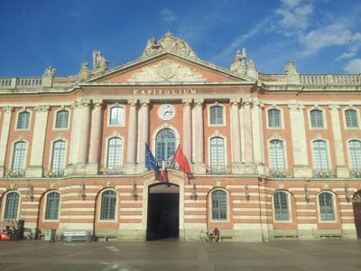 Capitole Tolosa - Primo piano vista dell'edificio