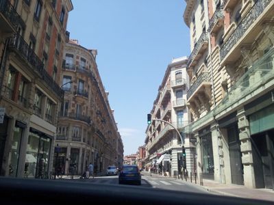 Toulouse kota merah jambu - Jalan-jalan merah muda