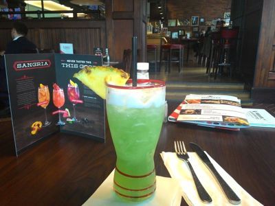 TGI Friday's - Cocktail at a table inside