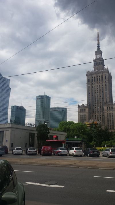 Warszawa, huvudstad i Polen - Warszawas horisont