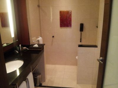 Хотел и конгресен център Hilton Warsaw - Хилтън баня с тоалетна