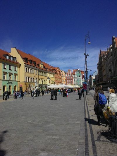 Wroclaw - Sentrale plein